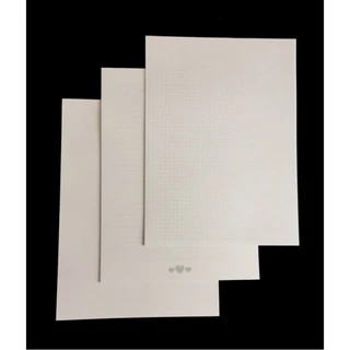 Set 60 tờ Giấy Notes 104 gsm 20,5x28 cm (xấp xỉ A4) - chấm bi (dot) / kẻ ngang (line) / ô vuông (grid) / trơn