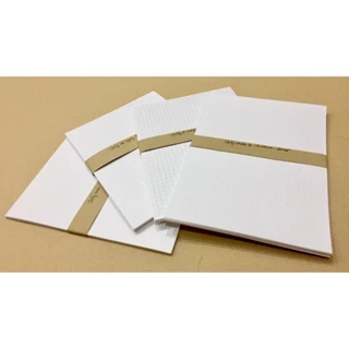 60 tờ Giấy 104 gsm Refill Sổ còng 14x19 cm (gần A5) - chấm bi / kẻ ngang / ô vuông / trơn - 60 sheets of refill paper