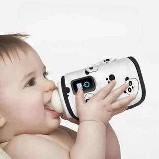 Túi ủ bình sữa, giữ nhiệt bình sữa, túi hâm sữa di động, túi giữ ấm bình sữa thông minh có sạc USB an toàn cho bé
