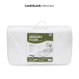 Gối Memory Foam 50D Hình Bướm Lock&Lock HLW113 (60 x 35 cm) - Trắng