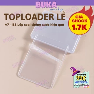 Toploader Buka kích thước A7 - B8 đựng card ảnh idol Kpop, đựng card Anime lẻ 1 chiếc