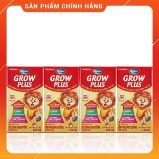 (Có thẻ tích điểm)Sữa Uống Dinh Dưỡng Dielac Grow Plus (Sữa Non) - Thùng 48 hộp x 110ml