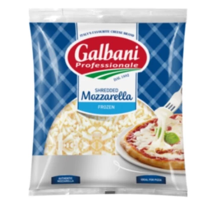 Phô Mai Mozzarella Sợi Galbani 2.5kg - Mozzarella In Strands Galbani Cheese 2.5kg - DATE MỚI 2024