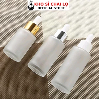 Lọ Chiết Serum [20ml,30ml,50ml] Đựng Tinh Dầu Thủy Tinh Vai Ngang HUHA, Phụ Kiện Du Lịch