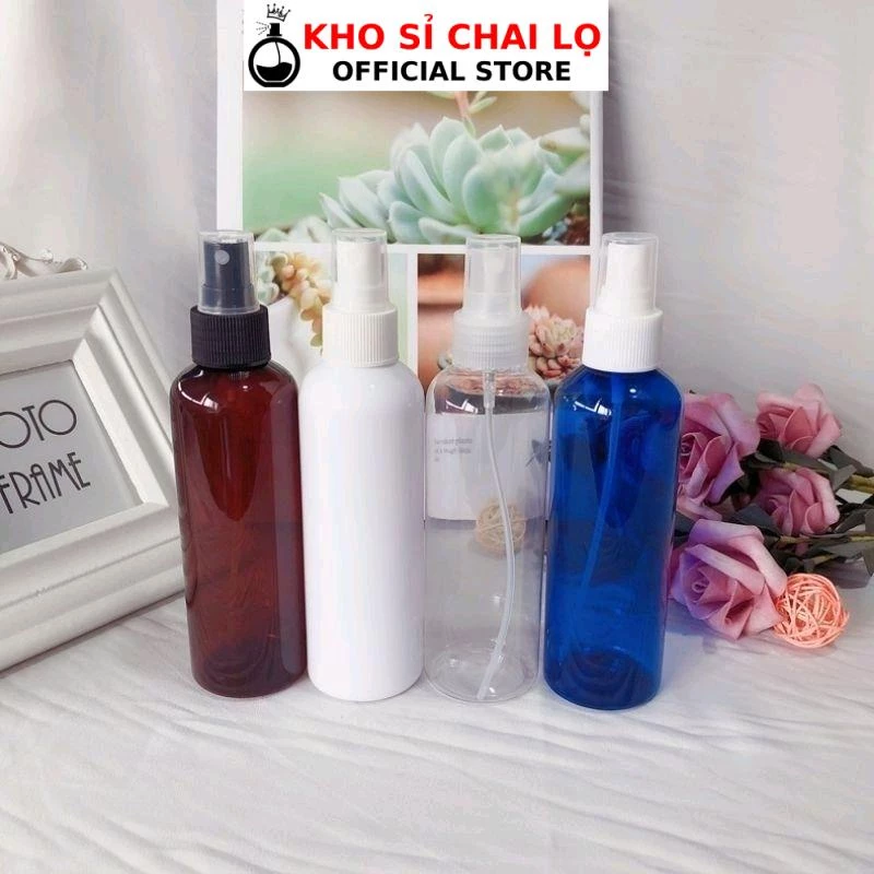 [Bán Buôn Rẻ] Chai Xịt Phun Sương HUHA Vỏ Nhựa Pet 150ml/200ml/250ml Chiết Mỹ Phẩm , Phụ Kiện Du Lịch