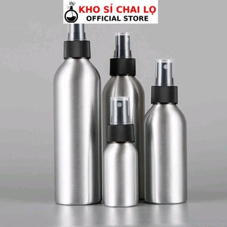 [Bán Buôn Rẻ] Chai Xịt Phun Sương HUHA Thân Nhôm 30ml,50ml,100ml chiết mỹ phẩm, đựng dung dịch .