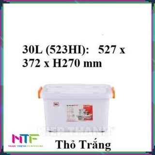 Thùng Nhựa có 4 bánh xe Đa Năng di chuyển dễ dàng (30L- 60L- 80L- 90L- 140L) Đủ Size Lớn Nhỏ Hiệp Thành HI