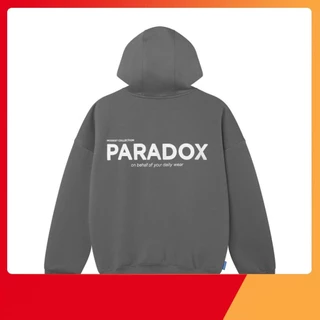 Áo Hoodie Zip Paradox Chất Nỉ Kiểu Dáng Basic - Áo Khoác Nam Nữ Dày Dặn Cao Cấp s