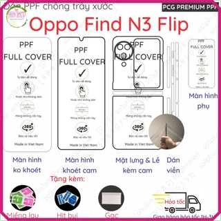 Dán PPF Oppo Find N3 Flip (N 3 flip ) loại trong, nhám dành cho màn hình, mặt lưng chuẩn xịn