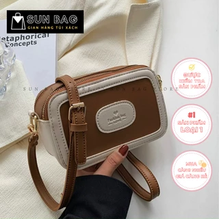 Túi xách nữ đeo chéo, đeo vai SUN Bag, dùng đi chơi, đi học,chất da đẹp, thời trang cao cấp size 22cm SB528