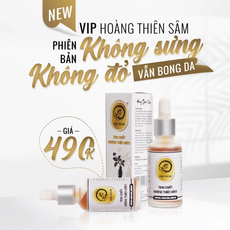 Tinh Chất Hoàng Thiên Sâm 30ml - Giúp tái tạo da giảm mụn thâm sẹo rỗ và làm se khít lỗ chân lông - LE’PEAU