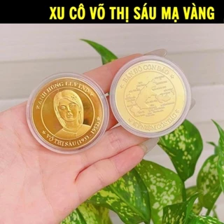 Đồng Xu Võ Thị Sáu Mạ Vàng - Xu Lộc Cô Sáu cho người làm ăn kinh doanh