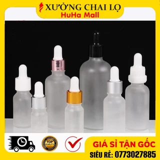 [BUÔN SỈ RẺ] Lọ Chiết Serum [5ml - 100ml] Thủy Tinh Phun Mờ ❣️BUÔN SỈ RẺ❣️ Vỏ Đựng Tinh Dầu Cao Cấp Nắp Bóp Nhỏ Giọt