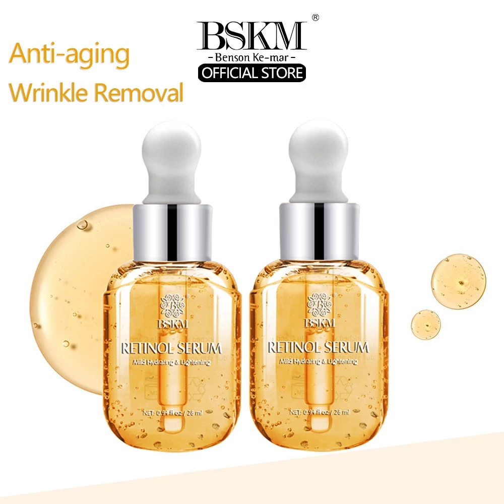 BSKM Serum Retinol Tinh Chất Chống Lão Hóa Dưỡng Trắng Da Giảm Nếp Nhăn Collagen Săn Chắc Da Chống Nhăn Chăm Sóc Da Mặt 28ml