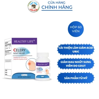 Viên gout healthy life celery - Hỗ trợ giảm triệu chứng bệnh gout