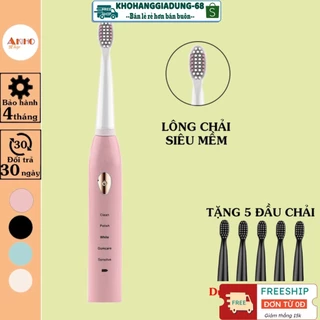 ❣ FREESHIP ❣ Bàn chải điện ELECTRIC TOOTHBRUSH-mua bàn chải tặng 4 đầu chải tiện lợi