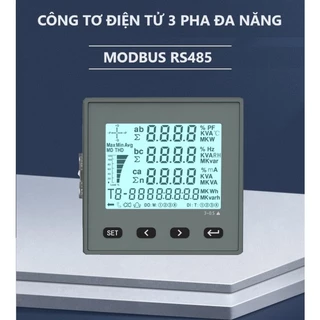 Công tơ điện tử 3 pha đa năng - Modbus RTU