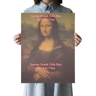 Poster Dán Tường Poster Dán Tường Mona Lisa Leonardo Da Vinci