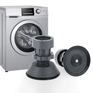 Bộ 4 Chân đế TRỤ CAO SU kê máy giặt tủ lạnh, máy lọc nước chống rung tốt, điều chỉnh cao thấp