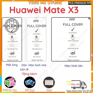 Dán PPF Huawei Mate X3, Mate Xs2 (xs 2) dành cho màn hình, mặt lưng, mặt lưng bo viền, bản lề loại trong, nhám chuẩn xịn