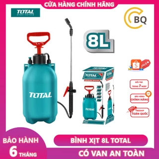 Bình xịt 8L Total THSPP3081 Có van an toàn, bình xịt tưới nước, tưới cây, bình phun hoá chất