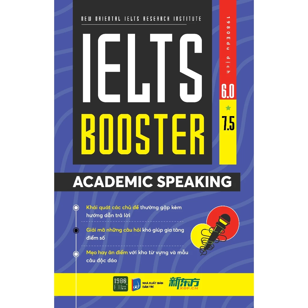 Sách - Ielts Booster Academic Speaking - New Oriental IELTs Research Institute - 1980 Books