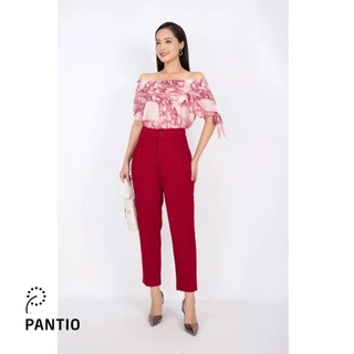 FQD3977 - Quần công sở vải thô dáng baggy cạp rời túi trang trí bên hông - PANTIO