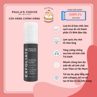 Gel loại bỏ tế bào chết Paula's Choice Skin Perfecting 2% BHA Exfoliant 100ml