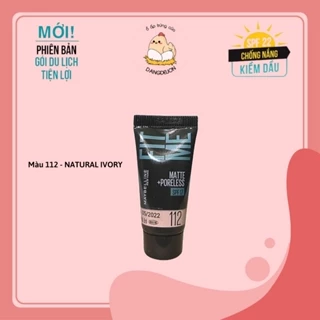 Kem nền màu 112 mịn nhẹ kiềm dầu Fit Me Maybelline New York Matte Poreless Foundation 5ml