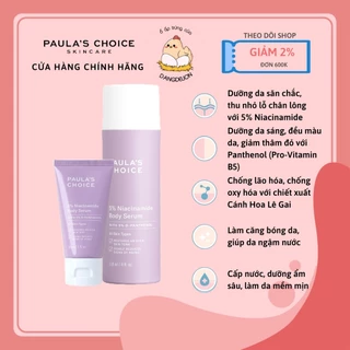 Tinh chất làm sáng và phục hồi da cơ thể Paula’s Choice 5% Niacinamide Body Serum