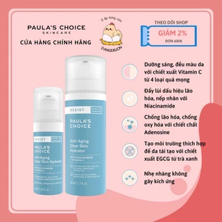 Kem dưỡng ẩm cho da dầu lão hóa Paula's Resist Choice Anti-Aging Clear Skin Hydrator