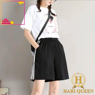 m33k  Quần đùi nữ 3 sọc cá tính HARIQUEEN