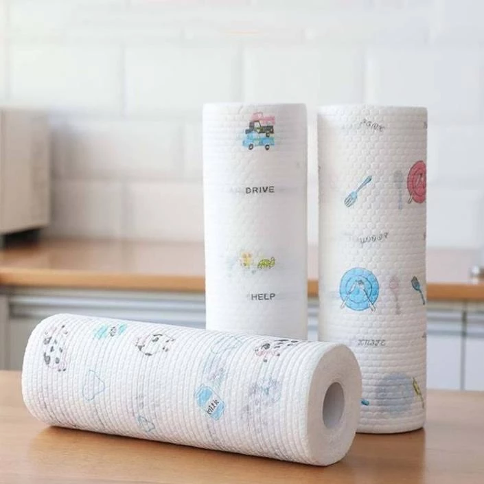 Khăn giấy lau bếp đa năng họa tiết xinh, siêu dai tiện lợi nhà bếp
