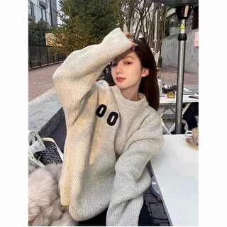 Mềm Áo sweater Dệt Kim Dày Dặn Thời Trang 2023 Cho Nữ