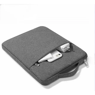Túi chống sốc vải laptop , túi đựng macbook 2 ngăn có quai xách chống sốc laptop 13.3, 14, 15.6 cao cấp, thời trang.
