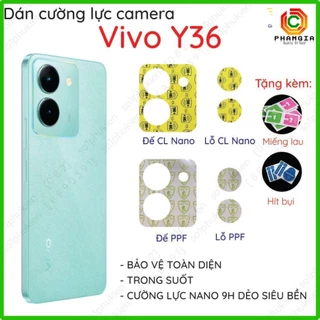 (mua 1 tặng 1) Dán cường camera Vivo Y36 4G/ Y36 5G dẻo nano, ppf siêu bảo vệ