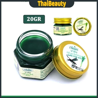 Cao Bôi Muỗi Đốt, Dầu Cù Là Sả Green Herb Balm Thái Lan Chiết Xuất Thảo Dược An Toàn Cho Bé 20GR - Thaibeauty