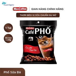 Túi Cà phê Phố Sữa Đá - MacCoffee (bịch 30 gói x 24g - date 11/2025) NgoctoanMart