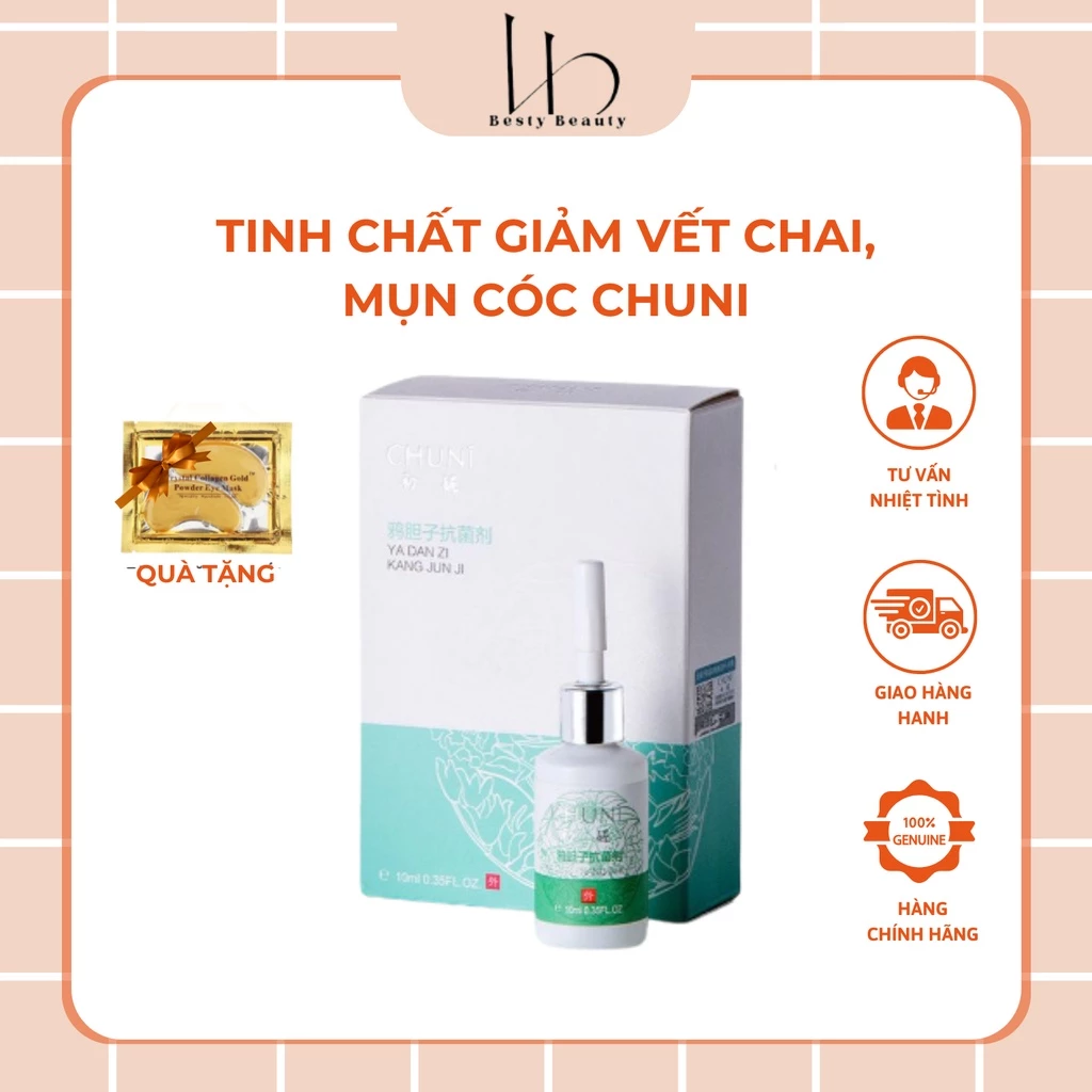 Tinh Chất Giảm Vết Chai, Mụn Cóc Chuni Tinh Chất Thảo Dược Giảm Mụn Cóc, Mụn Thịt, Vết Chai Sần, Mụn Cơm An Toàn - Besty