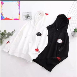 9a ÁO KHOÁC HOODIE CON QUỶ CUTE CỰC HOT TREND CHẤT VẢI CAO CẤP KHÔNG XÙ LÔNG 1KENZ