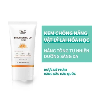 Dr.G Kem chống nắng Brightening Up Sun+ SPF50+ PA+++ 50ml