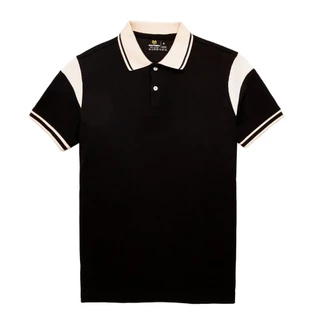 Áo thun Polo nam GUMENT BLACK M-901 thanh lịch, chuẩn form, chất vải cotton thun gân cao cấp - Mixmen