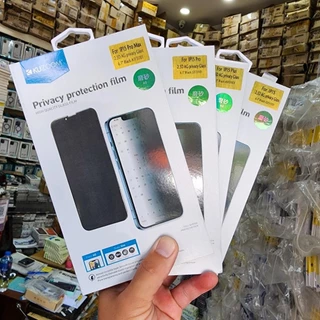 Kính cường lực Kuzoom chống nhìn trộm/vân tay iPhone 15/14/13 Series Full màn hình siêu đẹp