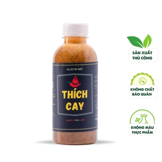 Nước chấm tiêu lốt Thích Cay 250ml - chấm nem, chấm chả, cay thơm ngon, muối tiêu gia truyền