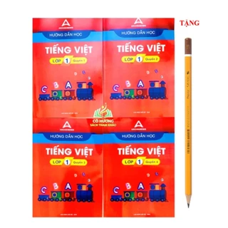 Sách - Combo 4 cuốn Hướng dẫn học tiếng việt lớp 1 (trường Archimedes school )