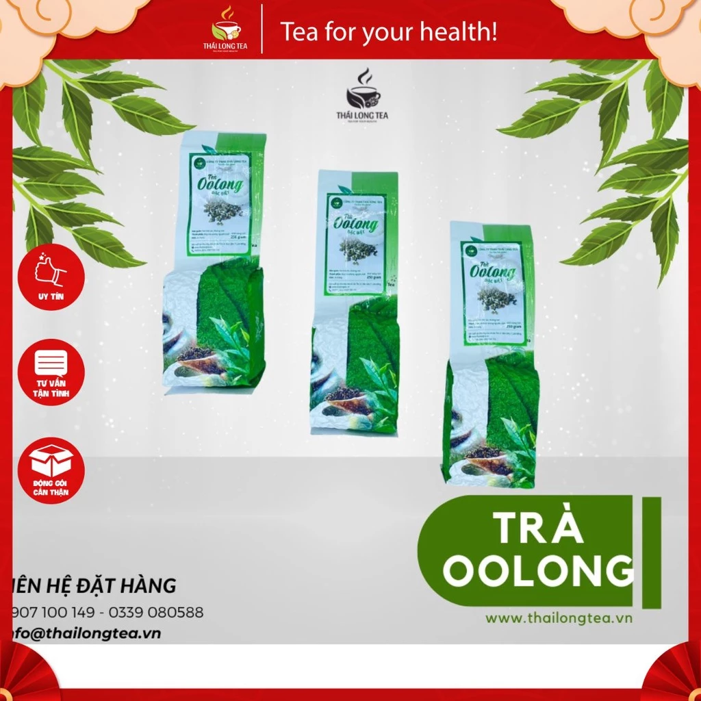 Trà Thái Long Tea - Trà Olong - Loại Đặc Biệt/Gói 250Gram