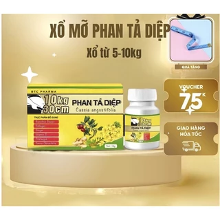 Combo 3hộp Xổ Mỡ Giảm Cân PHAN TẢ DIỆP - Giảm 5-10kg dành cho cơ địa khó giảm Kèm Thẻ Bảo Hành (Hàng chính hãng )