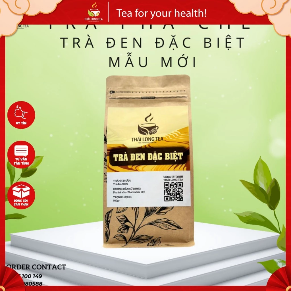 Trà Thái Long Tea - Trà Đen Đặc Biệt - Gói 300gram