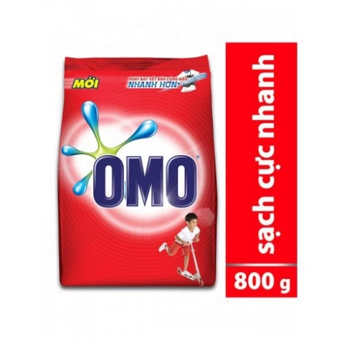 Bột giặt OMO đỏ 400g và 800g bột giặt tay ô mô