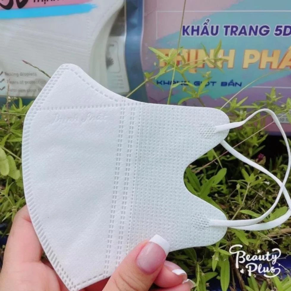 Hộp 100c Khẩu Trang Duy Ngọc 5D 3 lớp Chống Bụi Mịn, Kháng Khuẩn Hàng Cao Cấp